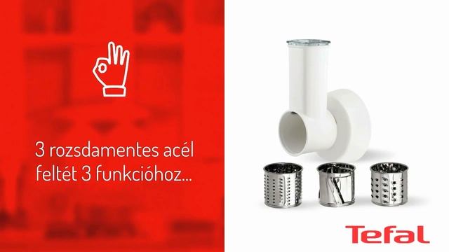 Tefal QB309 Wizzo robotgép szeletelő kiegészítő смотреть онлайн