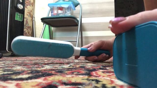 Мой отзыв. Супер щётка Fur Wizard. Щётка и контейнер для очистки просто супер. смотреть онлайн