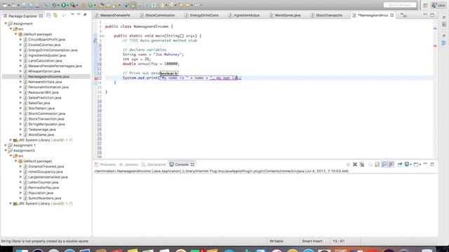 2.1 Name, Age and Annual Income - Starting out with Java 2017 смотреть онлайн