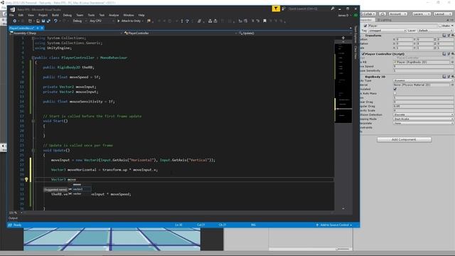 Retro FPS in Unity #1 - First Person movement смотреть онлайн