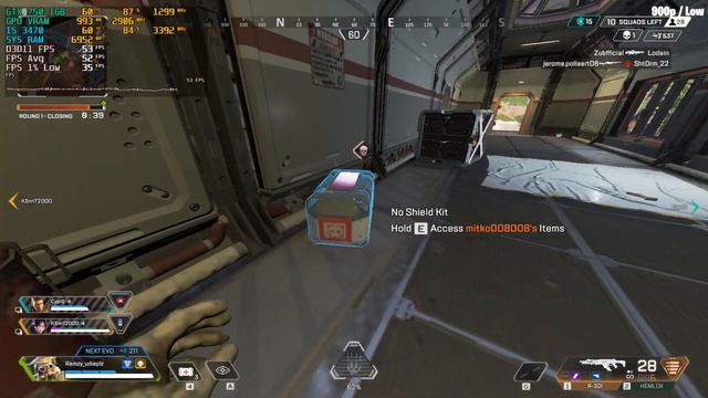 Apex Legends Season 8 | GTX 750 1GB - i5 3470 | смотреть онлайн