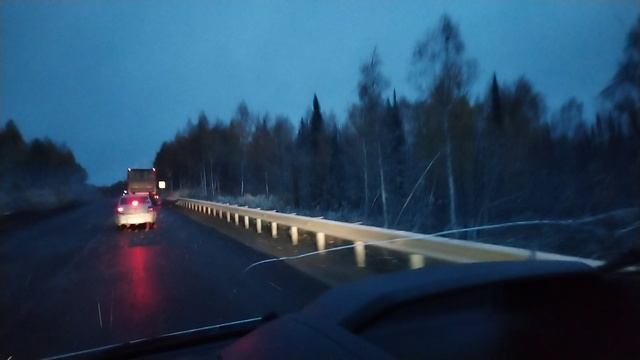 А вот и первый снег!