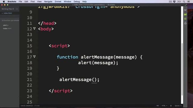 #14 Function Parameters in JavaScript смотреть онлайн