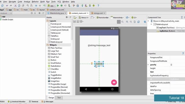 How to Handle Events in Android Studio | Event Handling in Android |onClick button Event Tutorial-1 смотреть онлайн