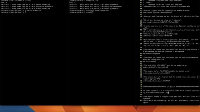Kafka Cluster Installation - no Zookeeper (in KRAFT mode) on Multi Node - Kafka latest Version 3.4+ смотреть онлайн