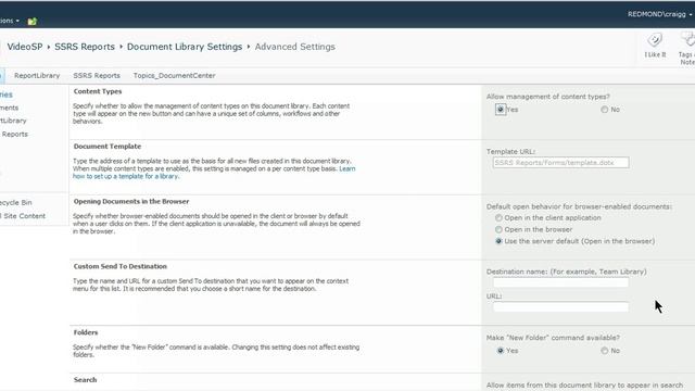 (SSRS) Enabling Content Types in SharePoint2010.wmv смотреть онлайн