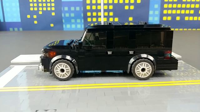 Custom Lego Moc Of Ford Flex with Working Lights смотреть онлайн