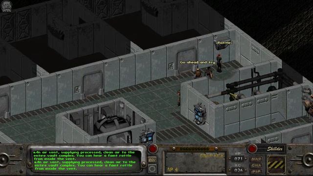 Fallout 2 - Repair Vent (unmarked quest bonus XP) (Vault City) Part #67 смотреть онлайн