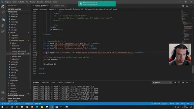 #34 Python e Django - DataTables para visualização de tabelas com filtros, paginação e ordenação смотреть онлайн