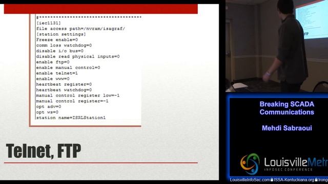 Louisville InfoSec 2013 Breaking SCADA Communications Mehdi Sabraoui смотреть онлайн
