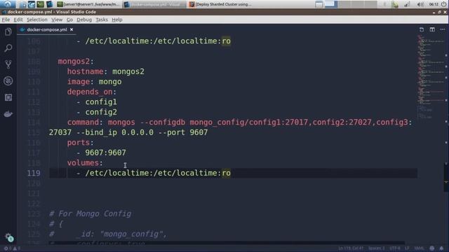 Tutorial Deploy Database MongoDb Shard Cluster смотреть онлайн