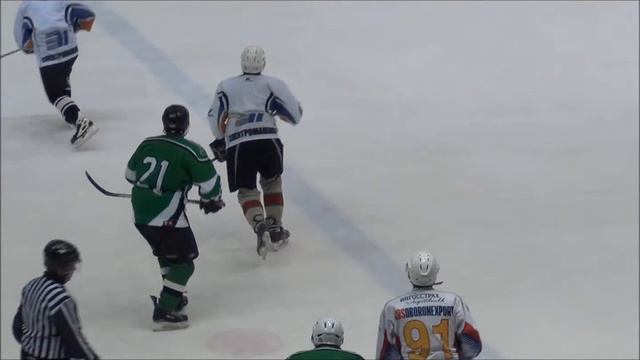 Lafarge - ХК Электромашина 3:0 смотреть онлайн