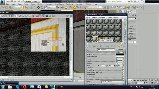 3D Max. Патина в 3d Max . Позолота в 3d Max . VrayDirt в 3d Max . Проект Ильи Изотова.