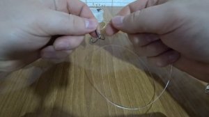 Поводок из флюорокарбона на жерлицу
