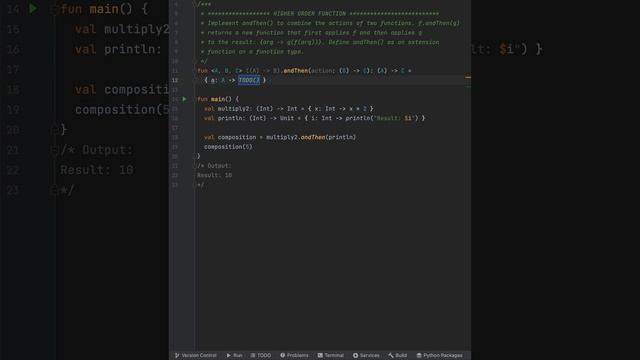 Kotlin - Higher Order Function andThen super easy programming смотреть онлайн