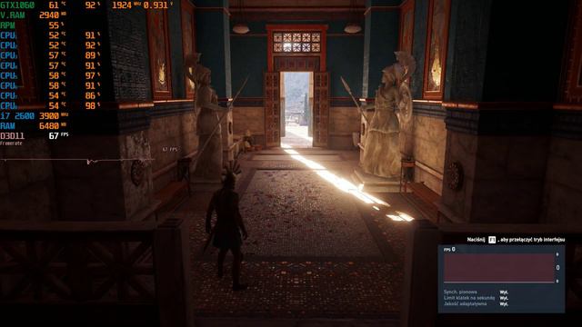Assassin's Creed Odyssey i7 2600 gtx 1060 3gb test benchmark 1080p high settings смотреть онлайн