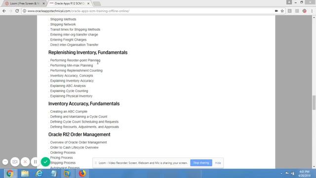 Performing Reorder point Planning - Oracle Apps R12 SCM Online Training Videos Published on Udemy смотреть онлайн