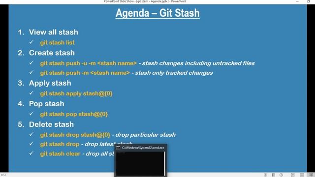 Git Stash Command in One Video in Hindi смотреть онлайн