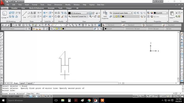 (AutoCad 2009) A very useful Polar Array Command For You All смотреть онлайн