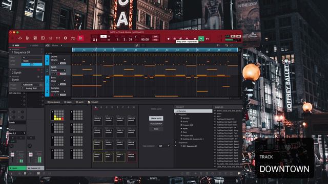 MPC 2.11 AKAI MPK Mini Mk3 - Downtown смотреть онлайн