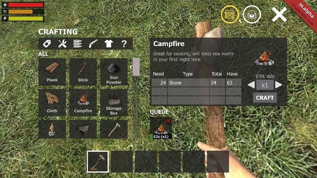 Хорошее начало! Survival Simulator #1