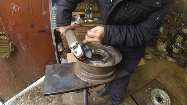 Быстрая покраска дисков Москвича с комплектом зимней резины