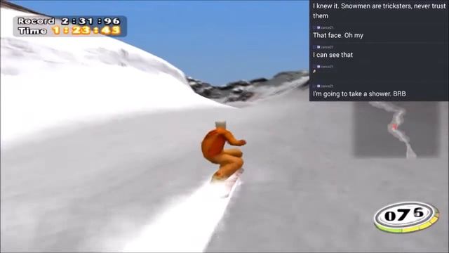 Snowboard Racer 2 - Track B1 - Time: 2:30.85 смотреть онлайн