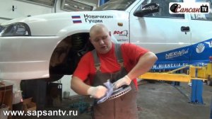 Замена передних колодок и тормозных дисков Дэу Нексия Daewoo Nexia