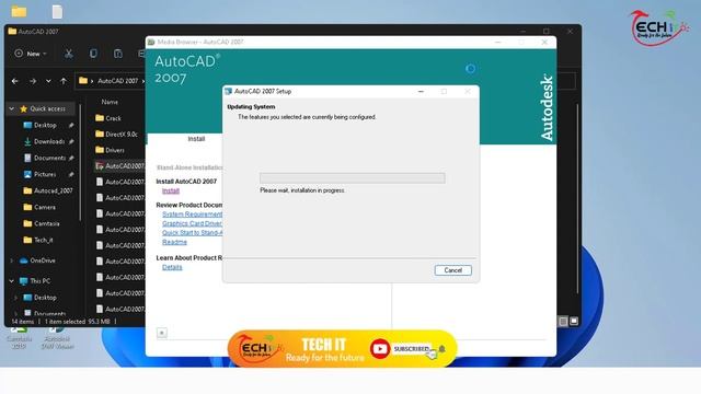 How to Install AutoCAD 2007 and Full Setup windows 7,8, 10 & 11 смотреть онлайн