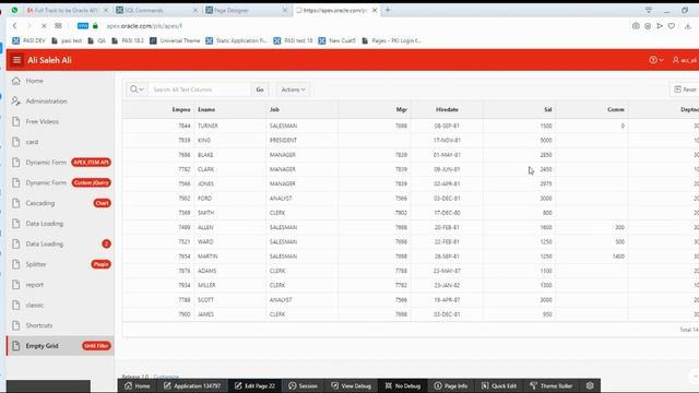 Oracle APEX : Load Interactive Grid Empty until Use filter смотреть онлайн