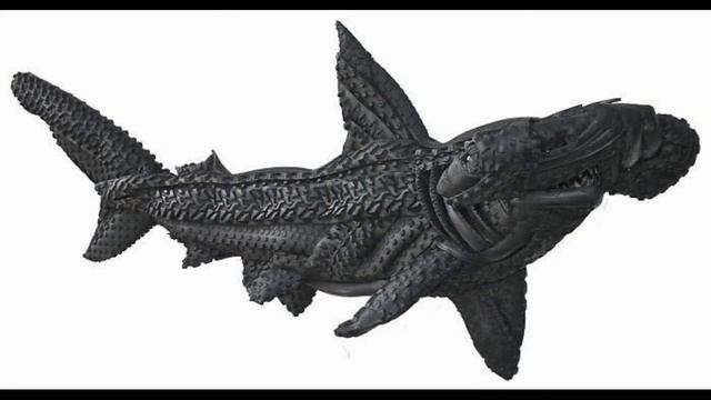 Потрясающие скульптуры из старых шин."Шиномонтаж" от Blake McFarland смотреть онлайн