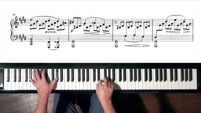 TUTORIAL - Beethoven “Moonlight Sonata” 1st mov. P. Barton FEURICH piano смотреть онлайн