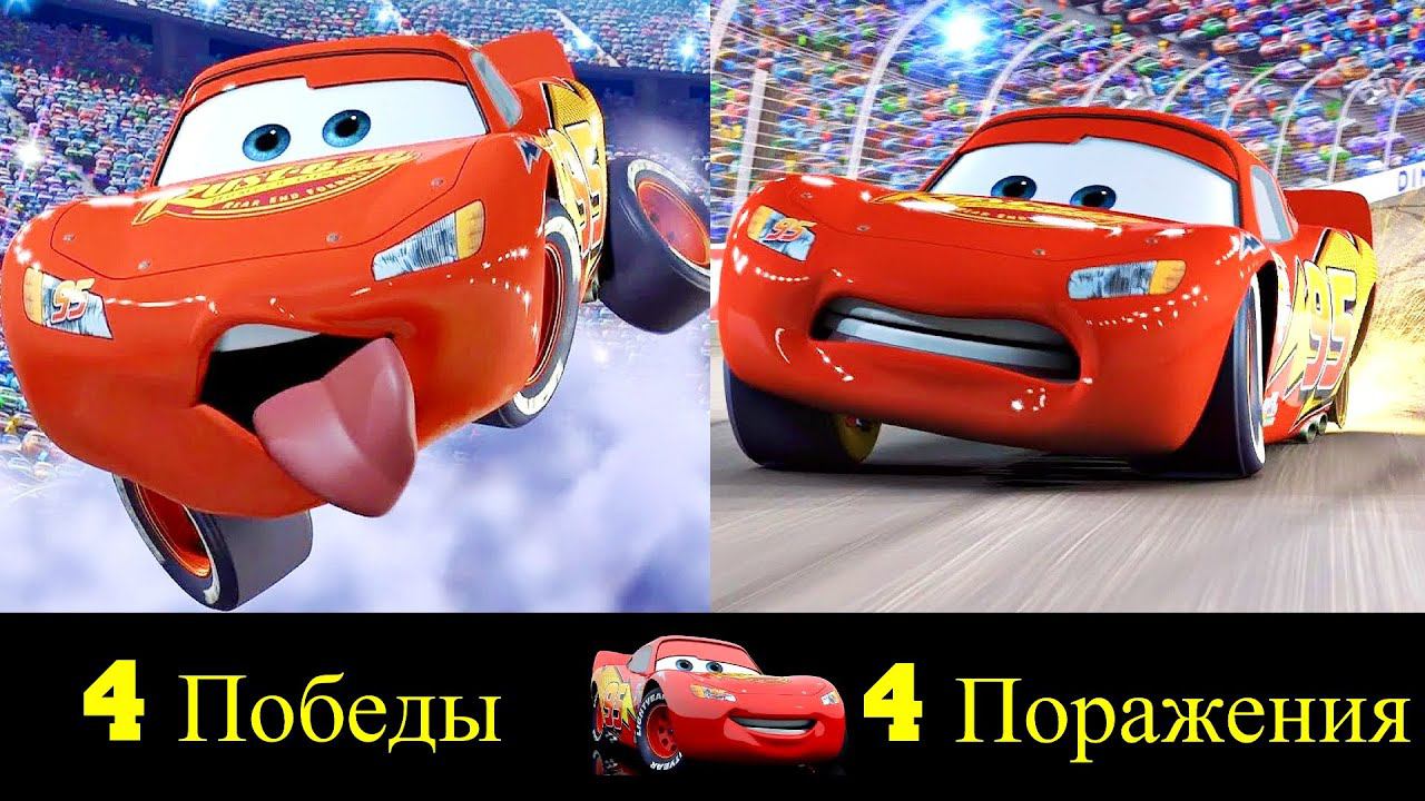 ⚡ Молния Маккуин - Все Победы и Поражения в Гонках ! смотреть онлайн