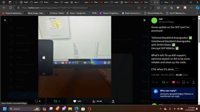 [UPDATE] New WIP SEP Tool: Downgrade to any unsigned iOS with/without blobs | Detailed Explanation смотреть онлайн