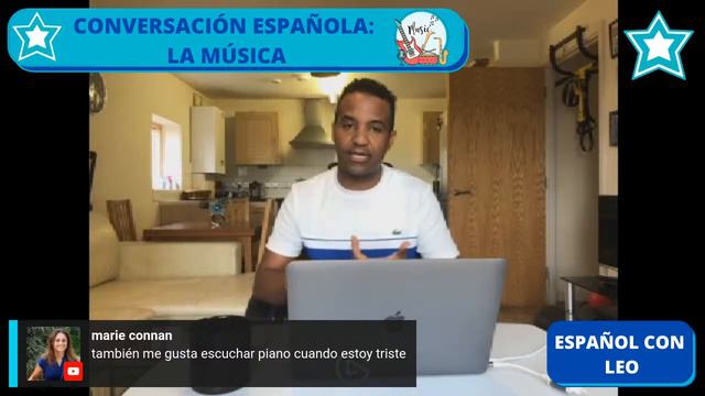 🔴 Spanish CONVERSATION for BEGINNERS Live, MUSIC, Video #3 смотреть онлайн