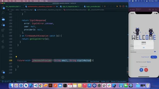 Flutter - Firebase Authentication - 39 (Validar el proveedor de autenticación) смотреть онлайн