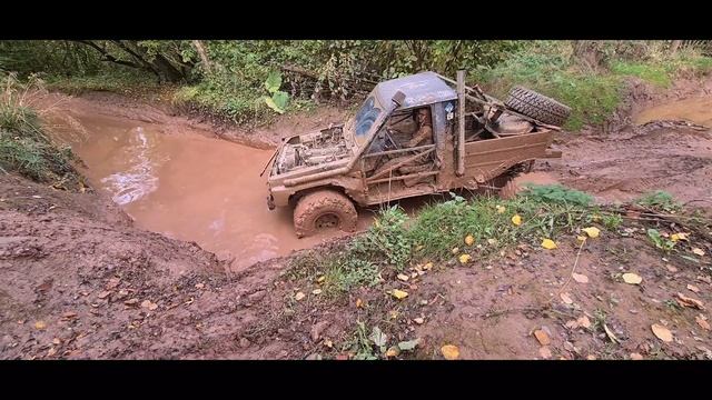 Рвём Самурая на чести крепкий орешек Nissan Patrol творит чудеса жёсткие покатушки смотреть онлайн
