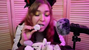 АСМР МНОГО ХРУСТА ? итинг пищевого мела / ASMR eating chalk ??