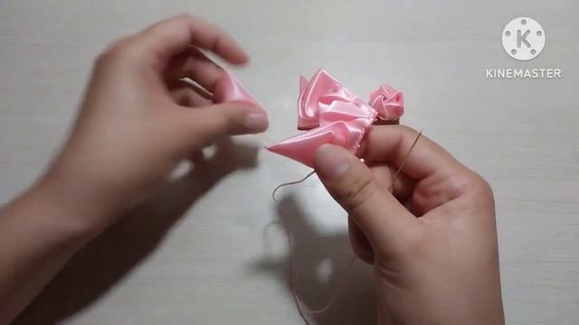 How to make super pretty mini roses from ribbon | Unique ribbon embroidered flowers | DIY смотреть онлайн