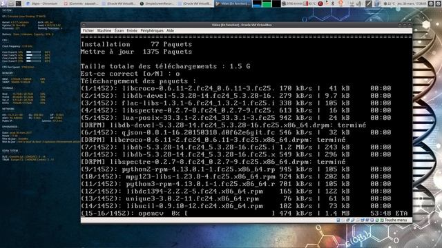 Mettre à niveau Fedora test de 24 à 25 смотреть онлайн