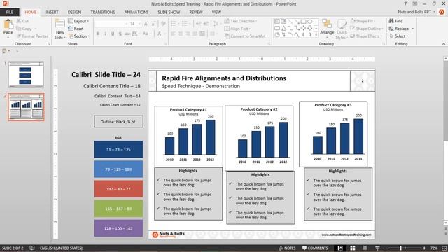 How To Align Objects in PowerPoint (The BEST PowerPoint Shortcut) смотреть онлайн