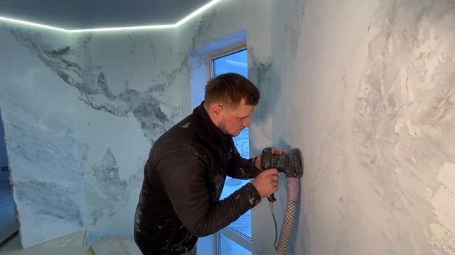 ВЕНЕЦИАНСКАЯ ШТУКАТУРКА Black and White / How to Apply Venetian Plaster! смотреть онлайн