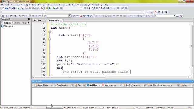 Transpose of matrix| Matrix transpose| Matrix transpose смотреть онлайн