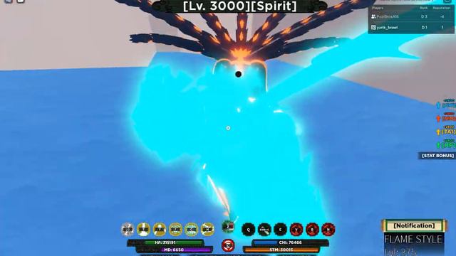 сусано против 9 хвостого Shindo Life (full Samurai Spirit)