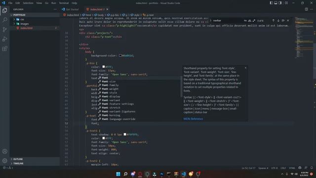 How To Create A Portfolio (HTML, CSS)