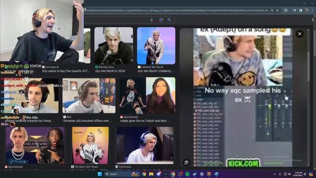 xQc keeps seeing Adept titles popping up on Google смотреть онлайн