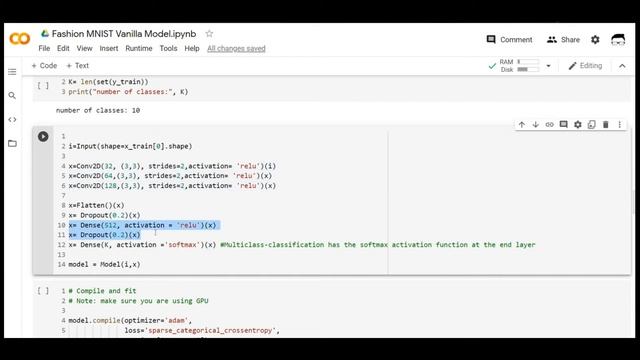 CNN Implementation Fashion MNIST смотреть онлайн