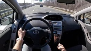 ТЕСТ ДРАЙВ 14 ЛЕТНЕЙ ТОЙОТА ЯРИС/1.3 ВВТ-И 86 Л.С./ОБЗОР/ВИЗУАЛЬНЫЙ ДИЗАЙН/ВОЖДЕНИЕ ОТ ПЕРВОГО ЛИЦА