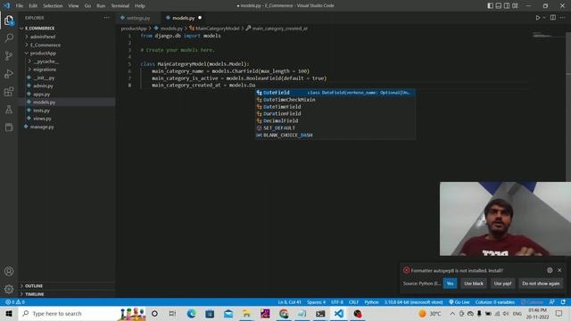 Creating E-Commerce website using Django and PostgreSQL || Video-2 || Roadmap and Model Creation смотреть онлайн