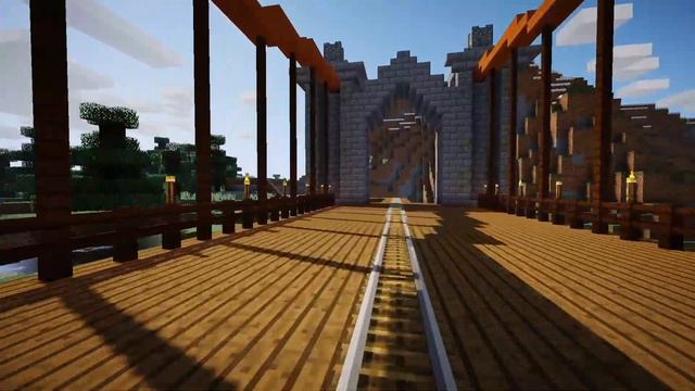 Железная дорога в майнкрафт смотреть онлайн